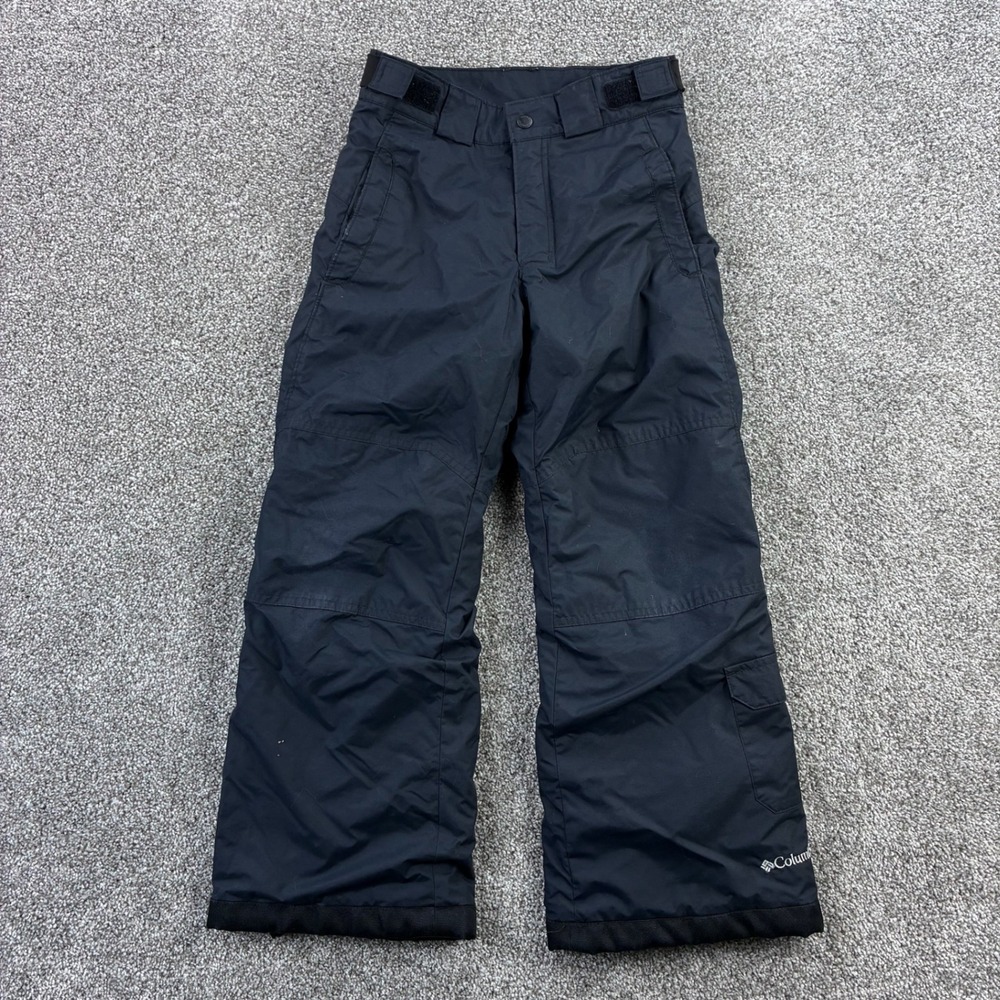 Columbia Snow Pants Youth 8 Black Ski Snowboard Insulated Waterproof Winter